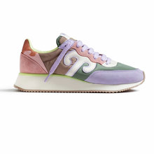 Carica l'immagine nel visualizzatore di Gallery, Sneakers Suede Nylon Lilla Verde