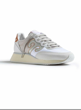 Carica l'immagine nel visualizzatore di Gallery, Sneakers Suede Nylon Bianco