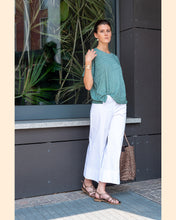 Carica l'immagine nel visualizzatore di Gallery, Pantalone Cotone Gamba Larga