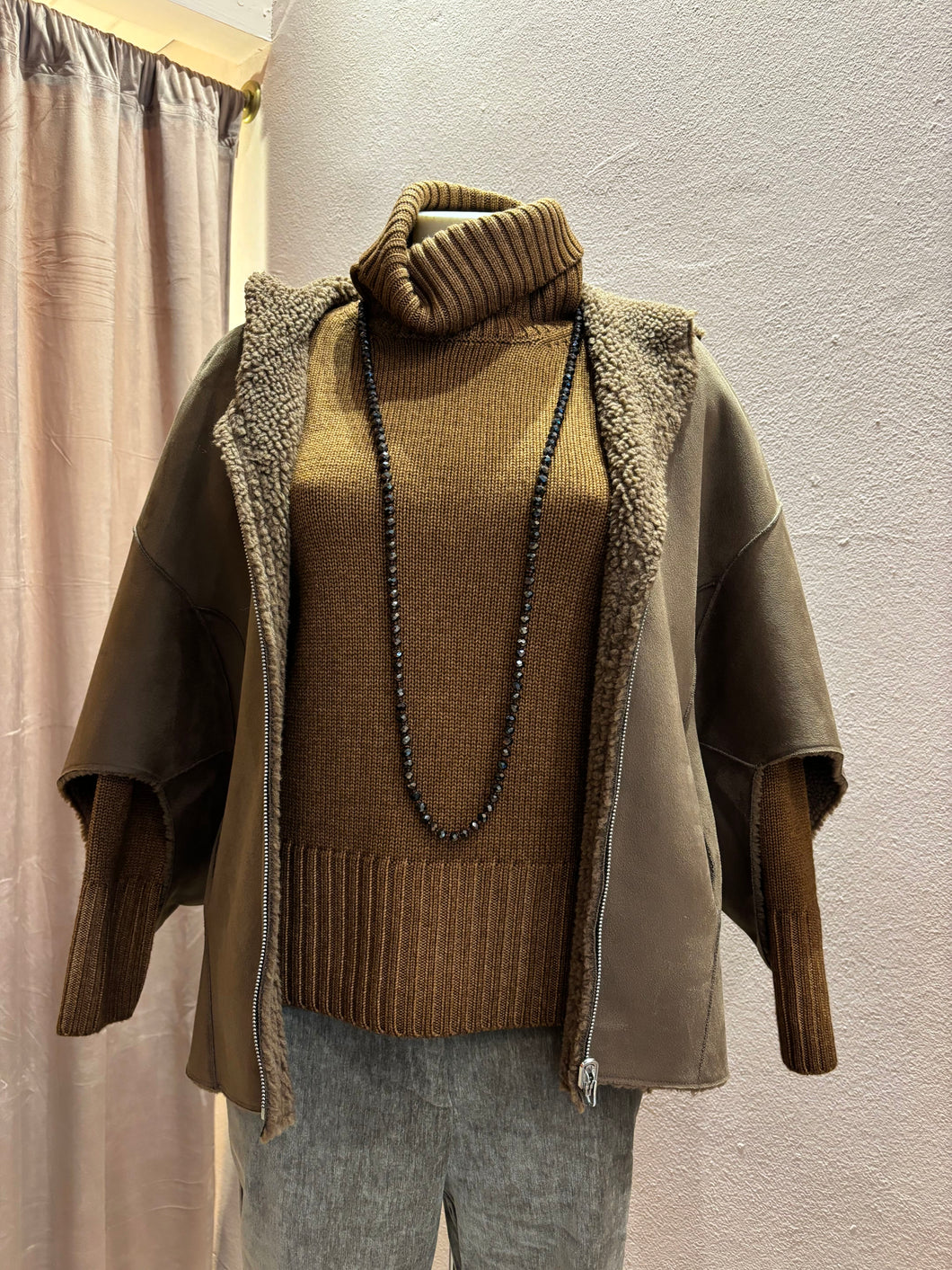 ATELIER PIECES UNIQUES CAPPOTTO ECO SHEARLING TASCONI