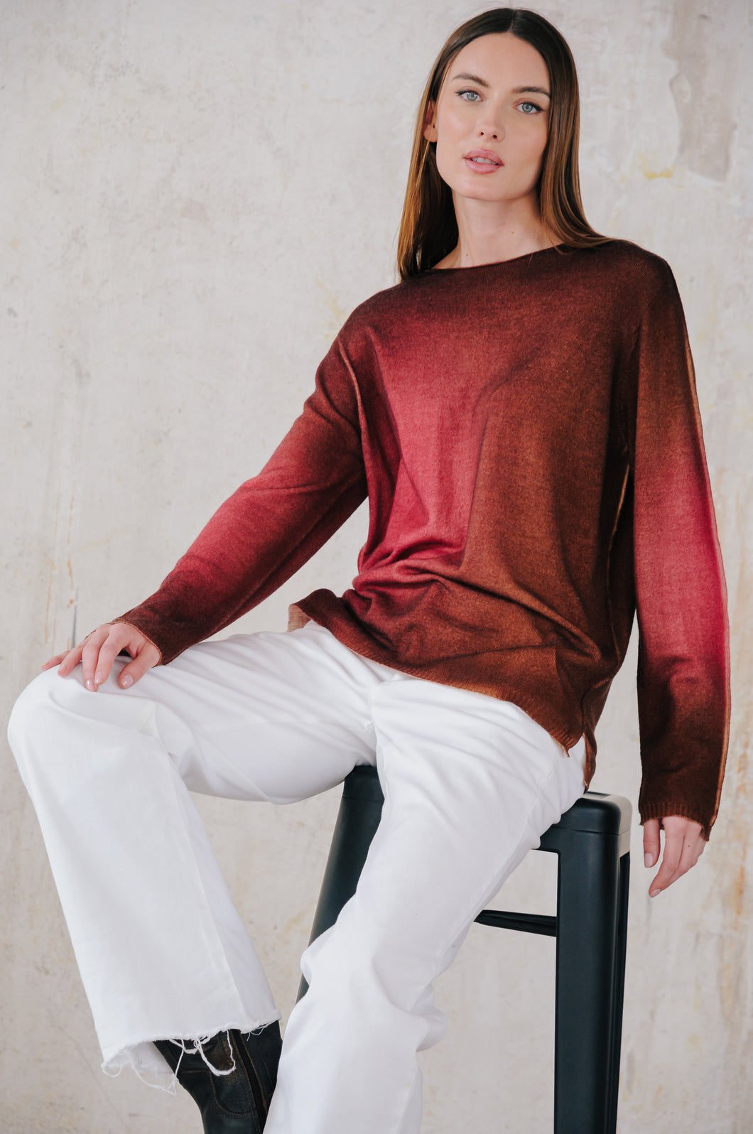 MAGLIA COLLO MONTANTE MANICHE in COSTA