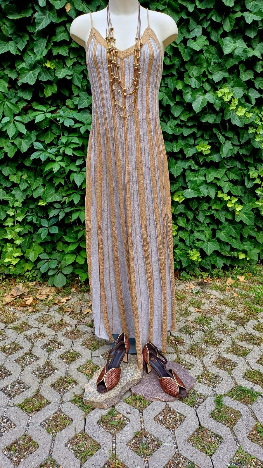ATELIER PIECES UNIQUES ABITO LUNGO  con SPALLINE