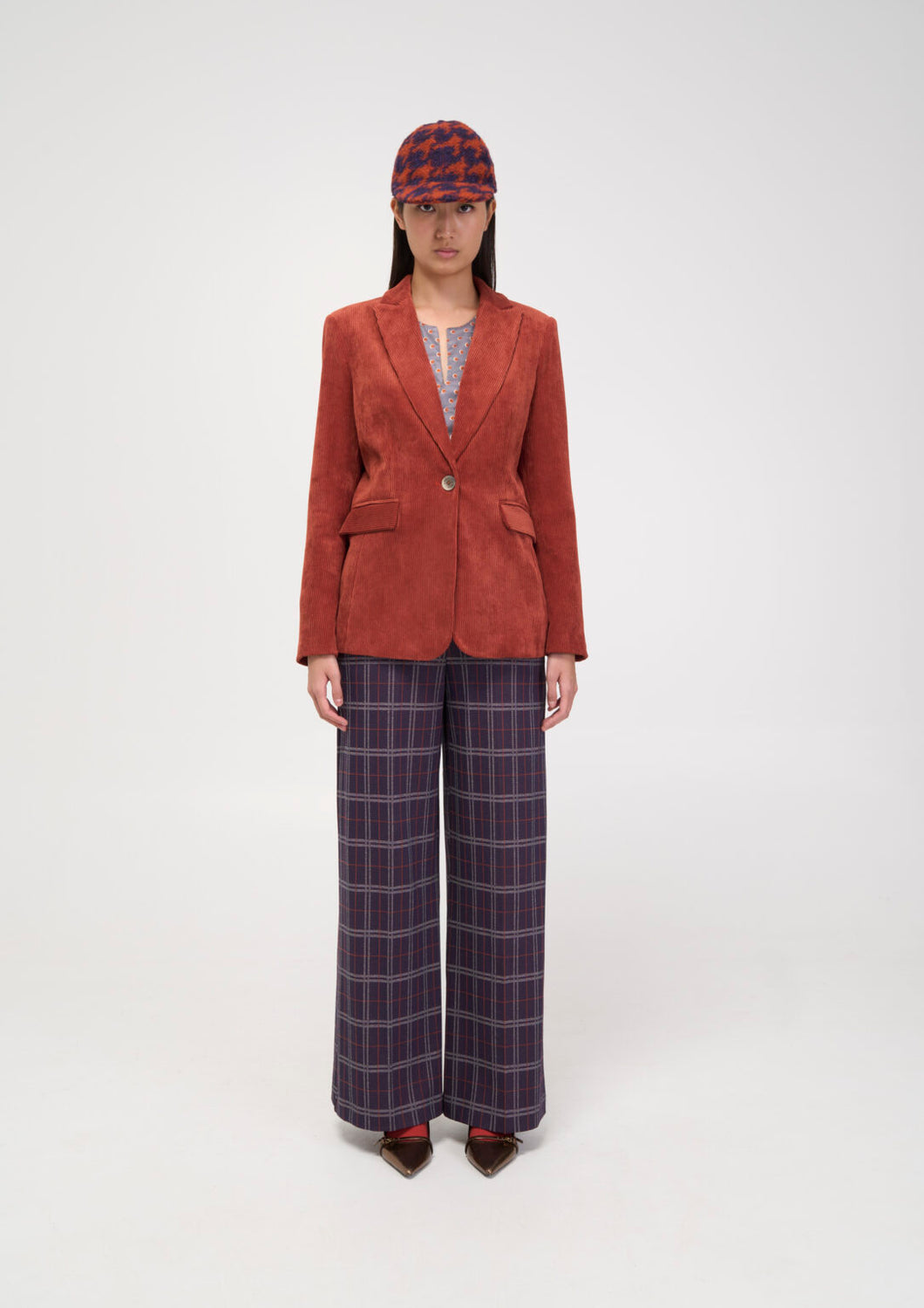BLAZER  VELLUTO STRECH