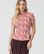 Carica l&#39;immagine nel visualizzatore di Gallery, ATELIER PIECES UNIQUES CAMICIA JERSEY  M CORTA  STAMPA
