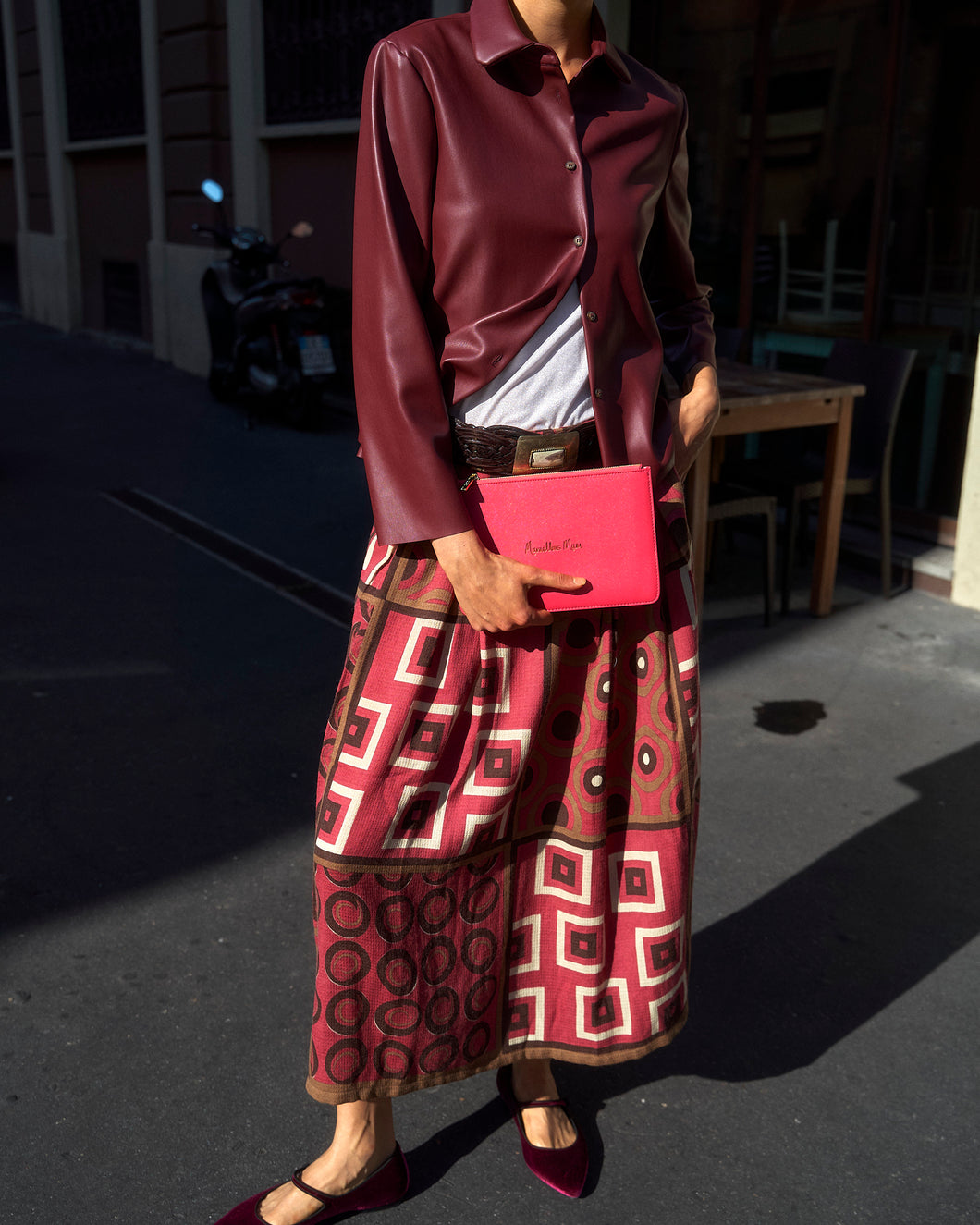 ATELIER PIECES UNIQUES GONNA  LANA STAMPATA