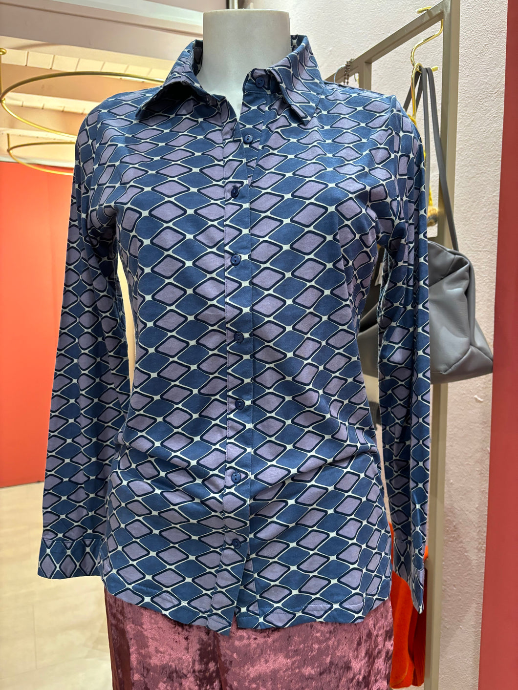 ATELIER PIECES UNIQUES CAMICIA JERSEY STAMPA