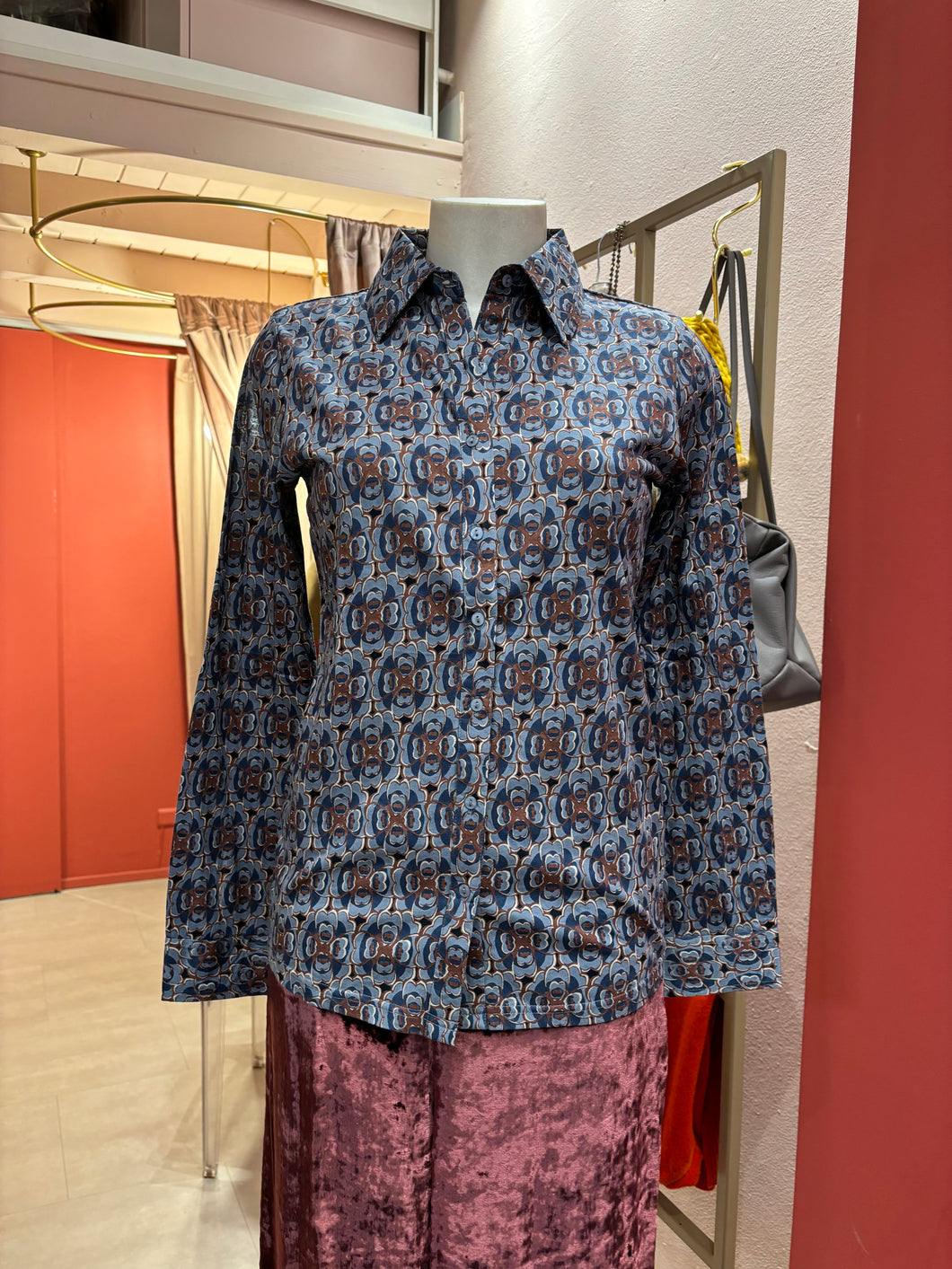 ATELIER PIECES UNIQUES CAMICIA JERSEY STAMPA