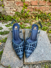 Carica l&#39;immagine nel visualizzatore di Gallery, ATELIER PIECES UNIQUES SLING BACK INTRECCIO T55
