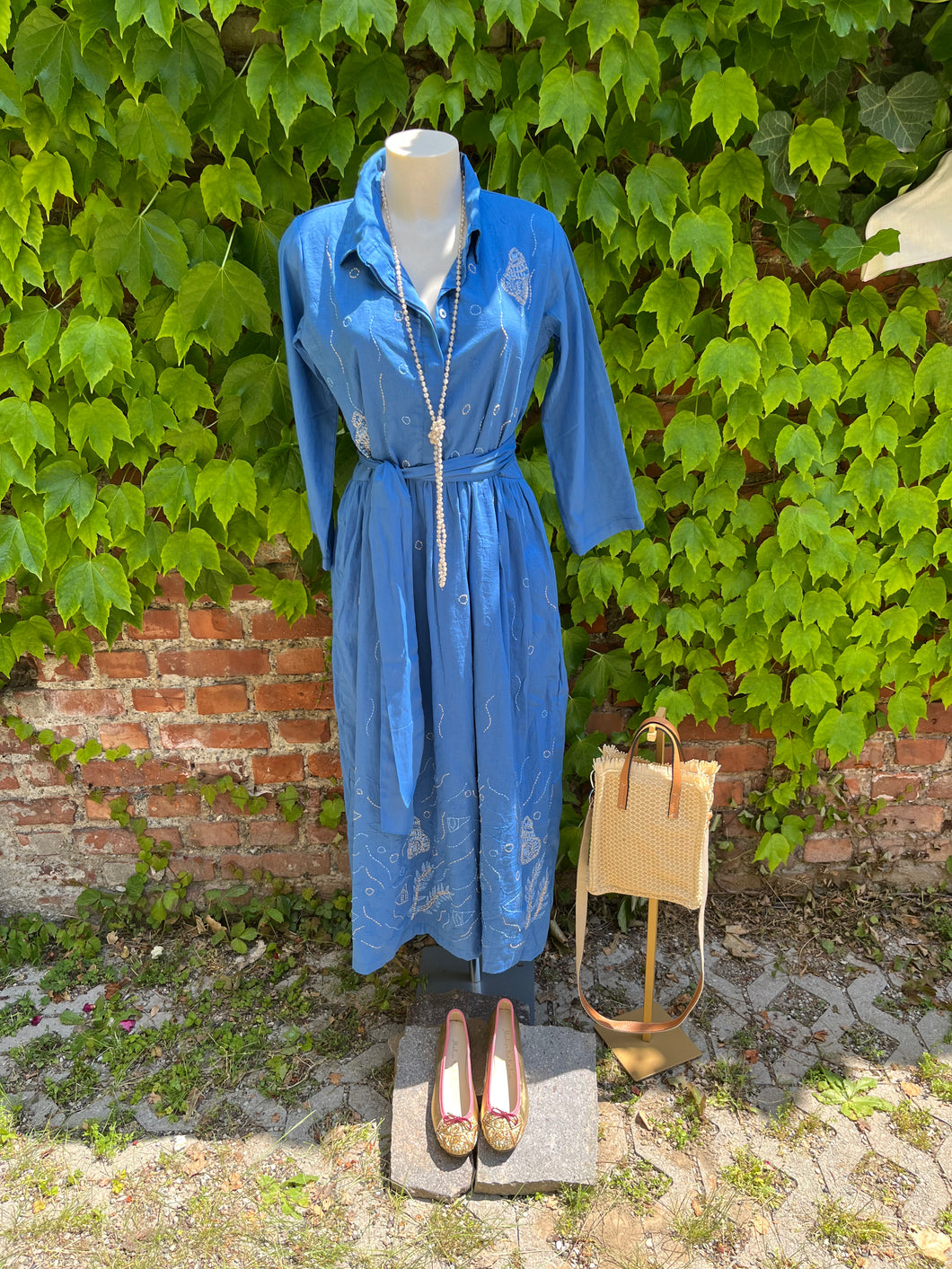 ATELIER PIECES UNIQUES ABITO  VOILE  RICAMATO