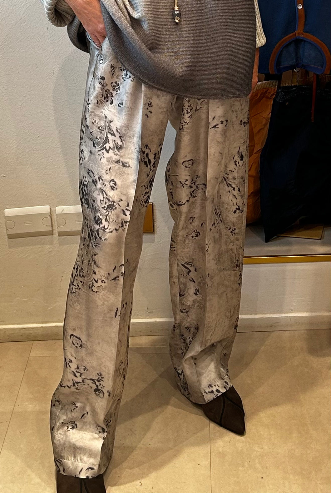 PANTALONE  SETA STAMPA