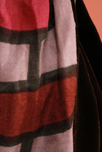 Carica l&#39;immagine nel visualizzatore di Gallery, Stola velluto grigio bordeaux
