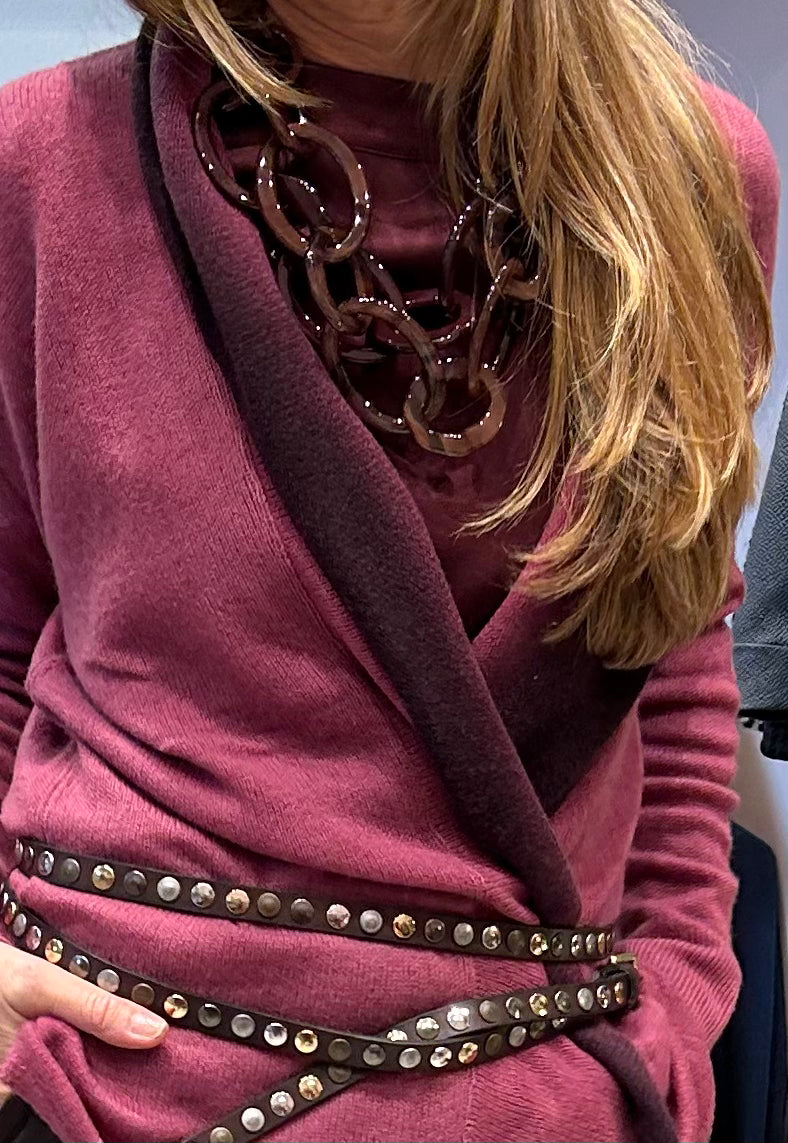 ATELIER PIECES UNIQUES BLUSA SETA JERSEY