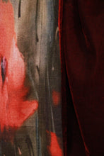 Carica l'immagine nel visualizzatore di Gallery, Stola velluto fiore bordeaux
