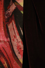 Carica l'immagine nel visualizzatore di Gallery, Stola velluto pennellata bordeaux
