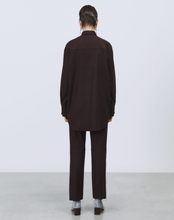 Carica l&#39;immagine nel visualizzatore di Gallery, OVERSHIRT RICAMATA FLANELLA
