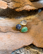 Carica l&#39;immagine nel visualizzatore di Gallery, Anello Pietre in Ottone
