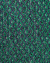 Carica l&#39;immagine nel visualizzatore di Gallery, Blazer Lunga Jacquard Verde/Blu
