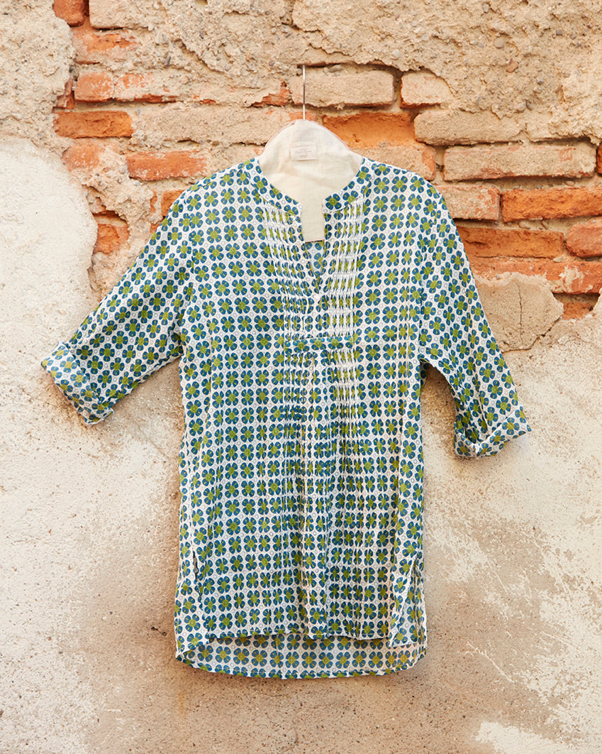 Camicia Arriccio Quadrifoglio Verde