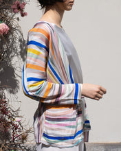 Carica l&#39;immagine nel visualizzatore di Gallery, Cardigan Stampa Pennellate Multicolor
