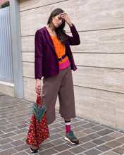 Carica l&#39;immagine nel visualizzatore di Gallery, Pantagonna Tweed Avorio/Bordeaux
