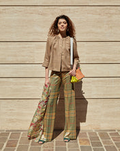 Carica l&#39;immagine nel visualizzatore di Gallery, Pantalone Bootcut Jersey Gamba Larga Galles Verde
