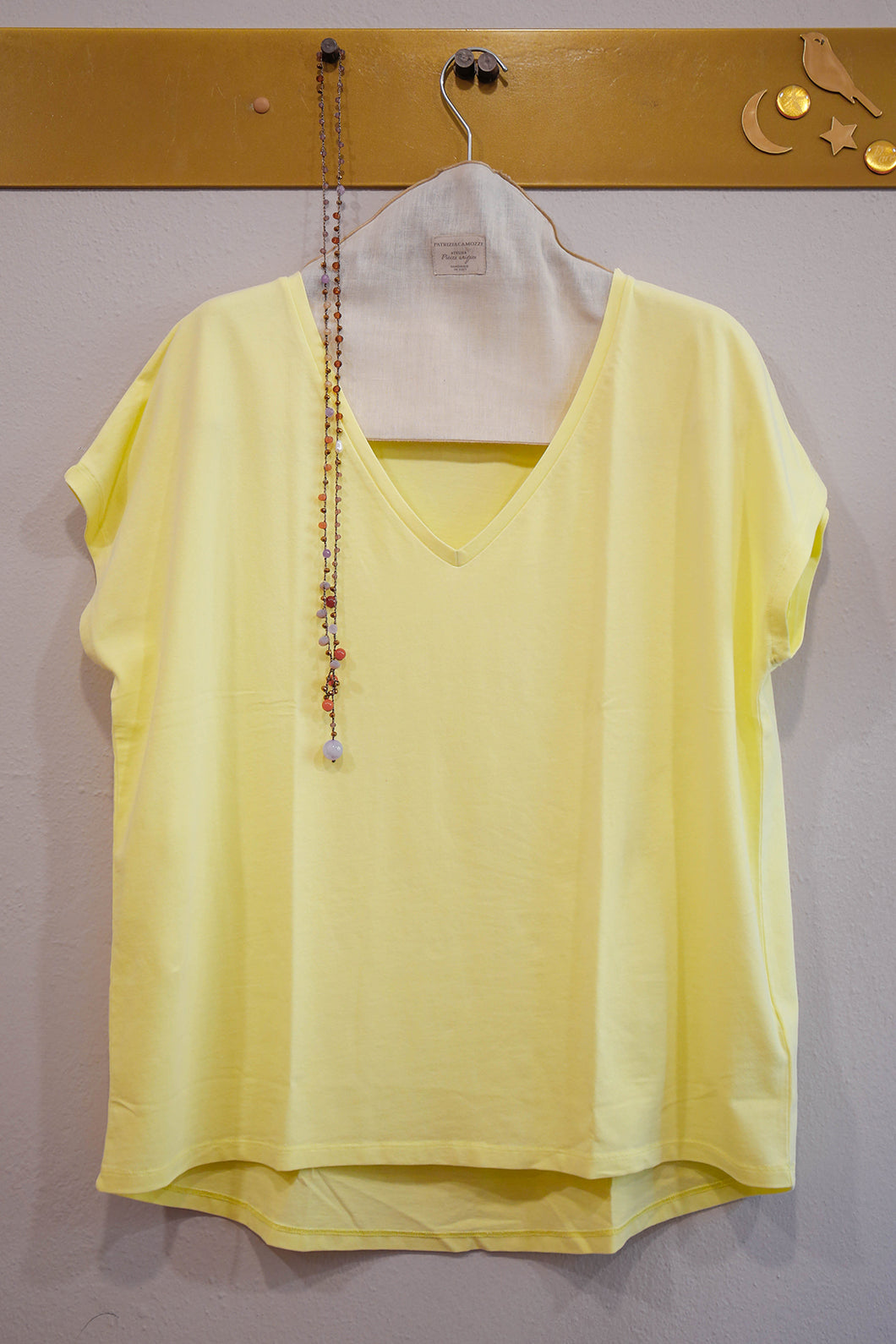 T-Shirt Cotone Mimosa Maniche Corte